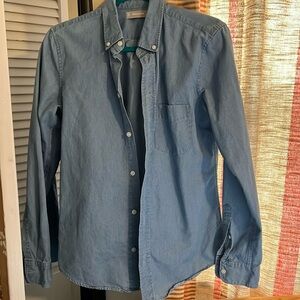 Everlane XS The Relaxed Denim Oxford Shirt